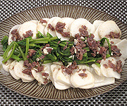 坂の途中の野菜を使って