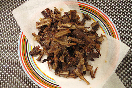 ごぼうの揚げ物