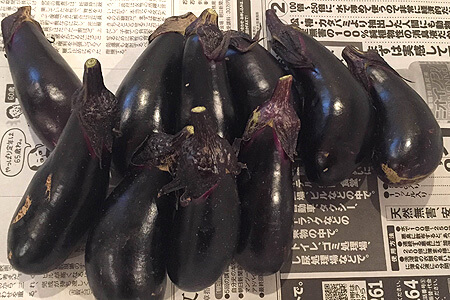 宅配したなすの保存方法