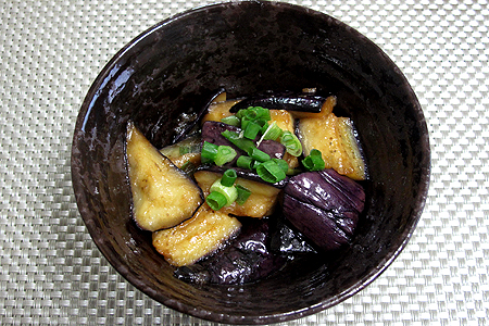ナスの揚げびたし