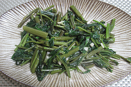 絶品☆空心菜炒め