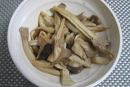 簡単エリンギのうま煮