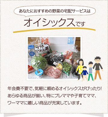 オイシックスの野菜セットがおすすめ