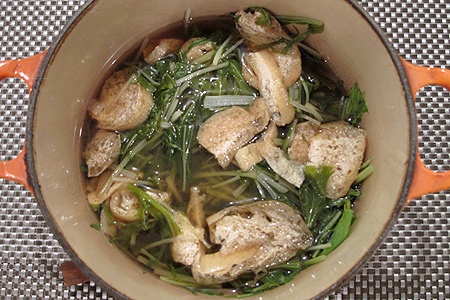 水菜のさっと煮