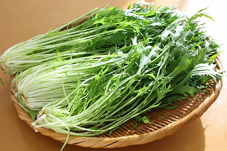 宅配した水菜の保存方法