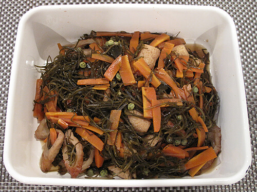 にんじんの刻み昆布煮